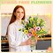 12 Bundles Summer Bundles & Bouquets Artificial Flowers for Decoration 16 Inch Fake Daisy Wildflowers